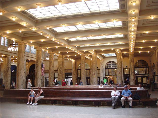 Interior Utica Union Station